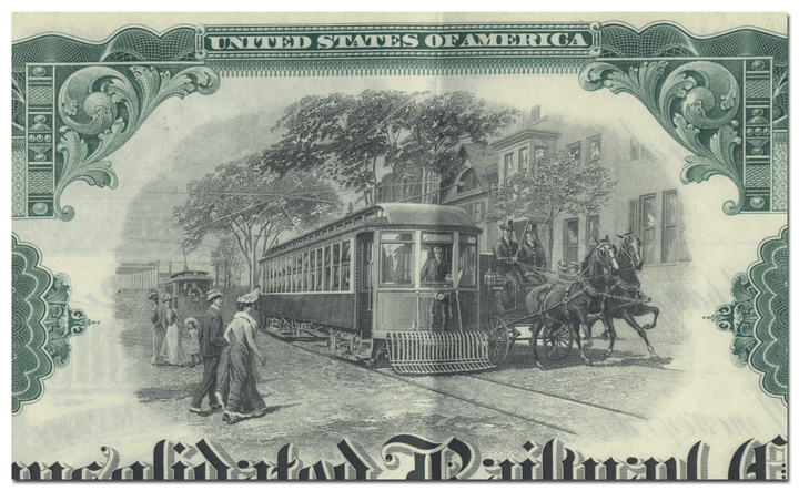 Consolidated Railway Company Bond Certificate