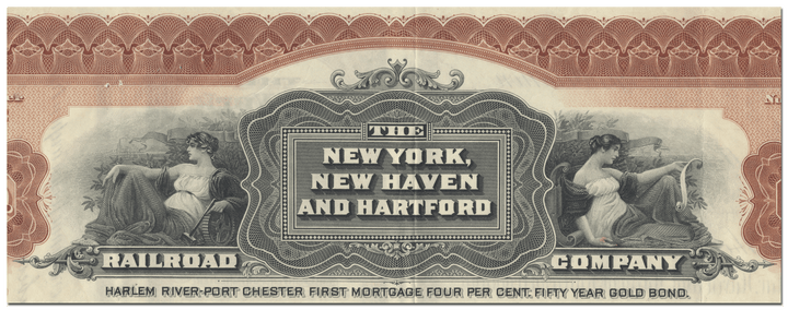 New York, New Haven and Hartford Railroad Company Bond Certificate