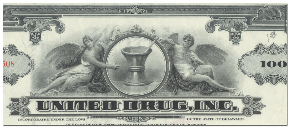 United Drug, Inc. Stock Certificate