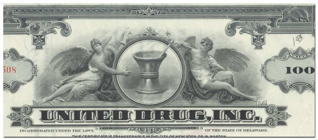 United Drug, Inc. Stock Certificate