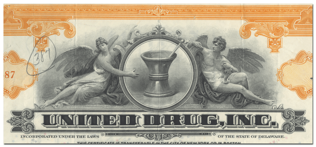 United Drug, Inc. Stock Certificate