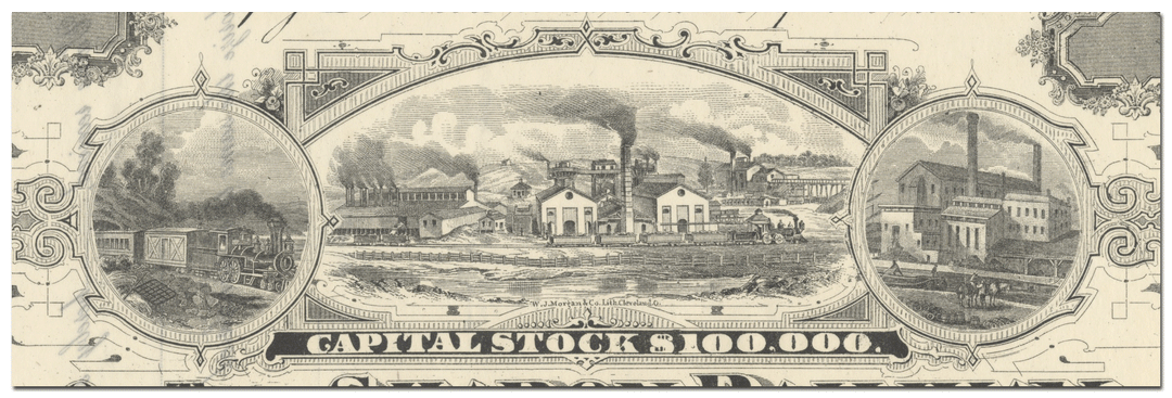 Sharon Railway Stock Certificate