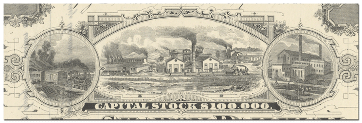 Sharon Railway Stock Certificate