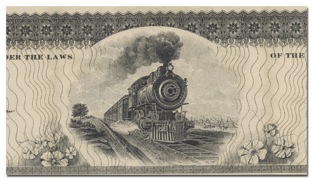 Malvern and Camden Railway Company Stock Certificate